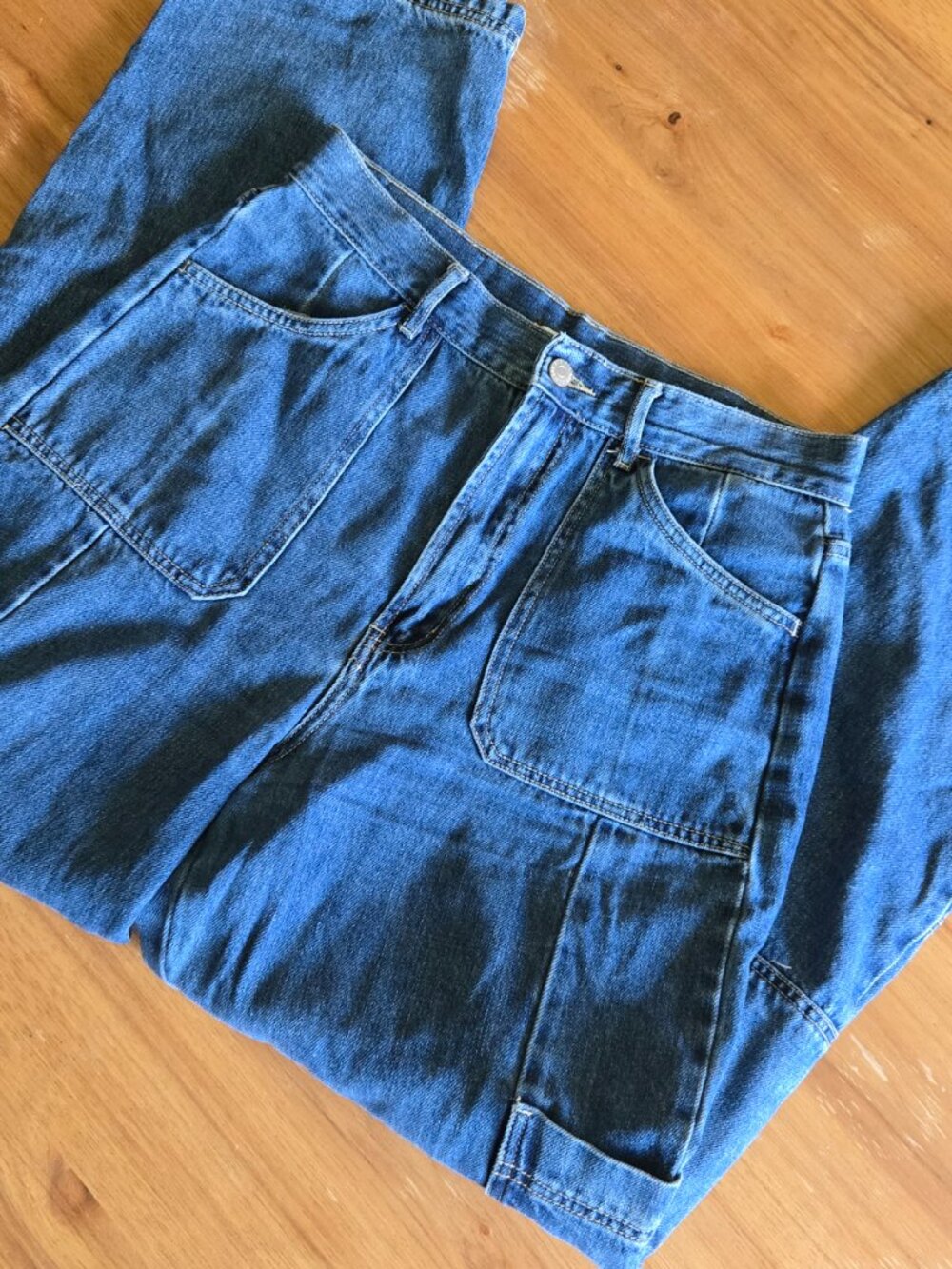 bdg | high rise baggy cargo jeans utility pockets | size 30 - Picture 7 of 8
